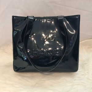 CHANEL PATENT LEATHER BAG